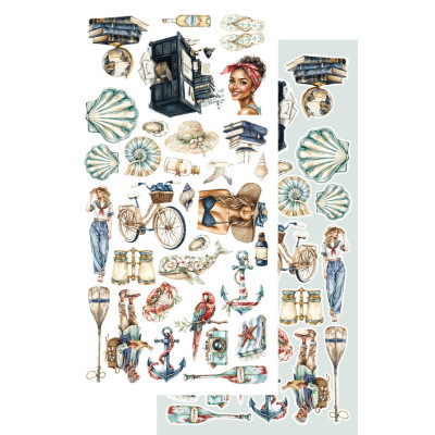Ocean Blue  Recortables 30x15 cm - Alchemy of Art