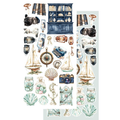 Ocean Blue  Recortables 30x15 cm - Alchemy of Art
