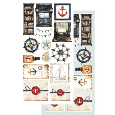 Ocean Blue  Recortables 30x15 cm - Alchemy of Art