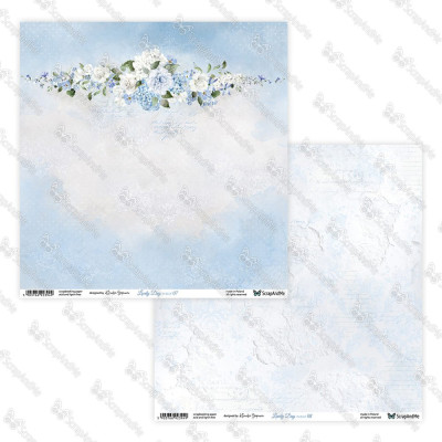 Lovely Day in Blue  30x30 cm - ScrapandMe