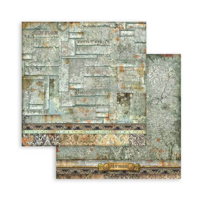 Sir Vagabond Aviator Maxi Backgrounds Selection 30x30 cm - Stamperia