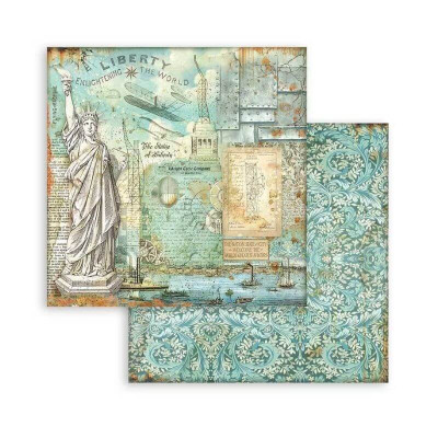 Sir Vagabond Aviator Maxi Backgrounds Selection 30x30 cm - Stamperia