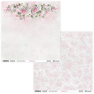 Pink Roses  20x20 cm - ScrapandMe