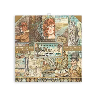 Sir Vagabond Aviator 30x30 cm - Stamperia