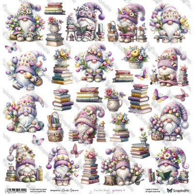 Gnomes 4  30x30 cm - ScrapandMe