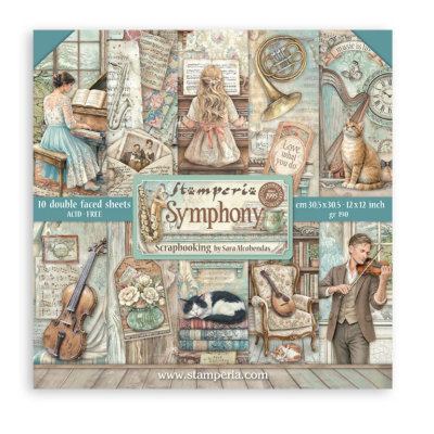 Symphony 30x30 cm  - Stamperia