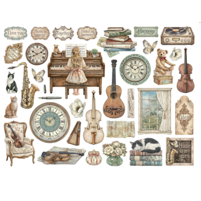 Symphony Die cuts - Stamperia