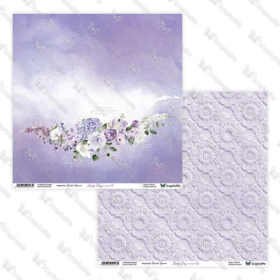 Lovely Day in Violet  30x30 cm - ScrapandMe