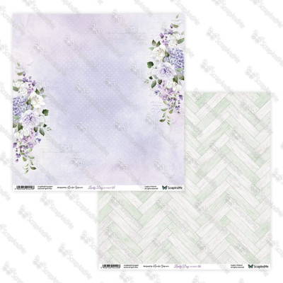 Lovely Day in Violet  30x30 cm - ScrapandMe