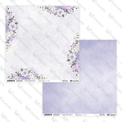Lovely Day in Violet  30x30 cm - ScrapandMe