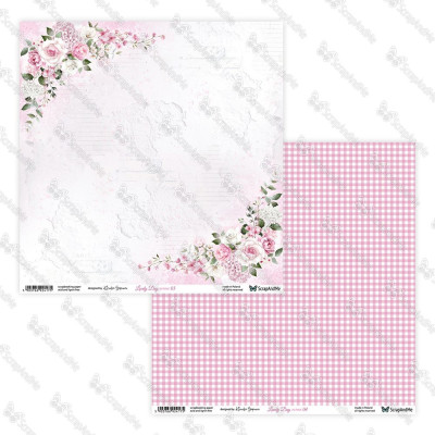 Lovely Day in Pink  30x30 cm - ScrapandMe