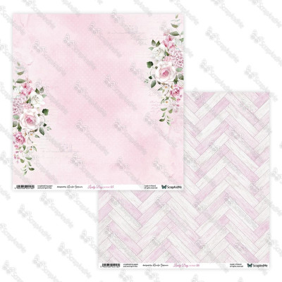 Lovely Day in Pink  30x30 cm - ScrapandMe