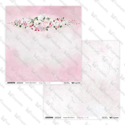 Lovely Day in Pink  30x30 cm - ScrapandMe