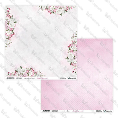 Lovely Day in Pink  30x30 cm - ScrapandMe