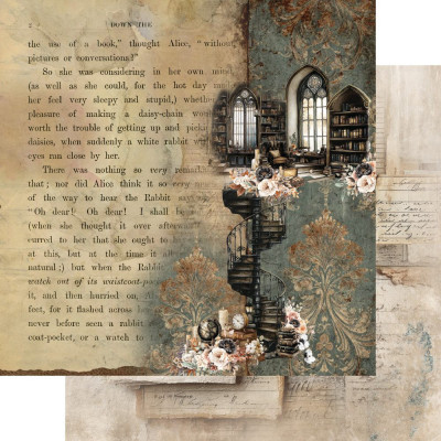 In the Library  20x20 cm - Alchemy of Art