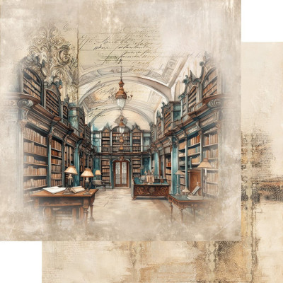 In the Library  20x20 cm - Alchemy of Art